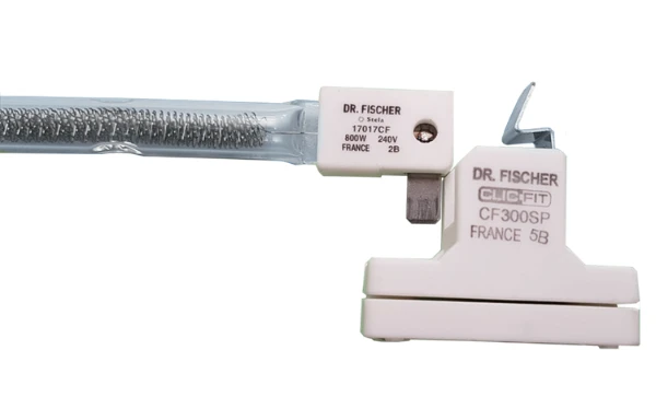 ClicFit connector on an infrared lamp plus holder2