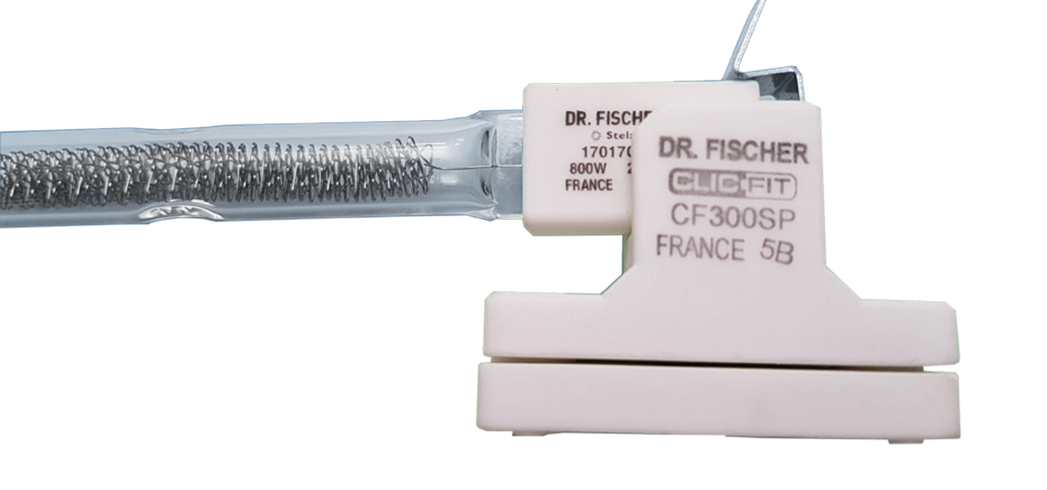 Infrared lamp connected